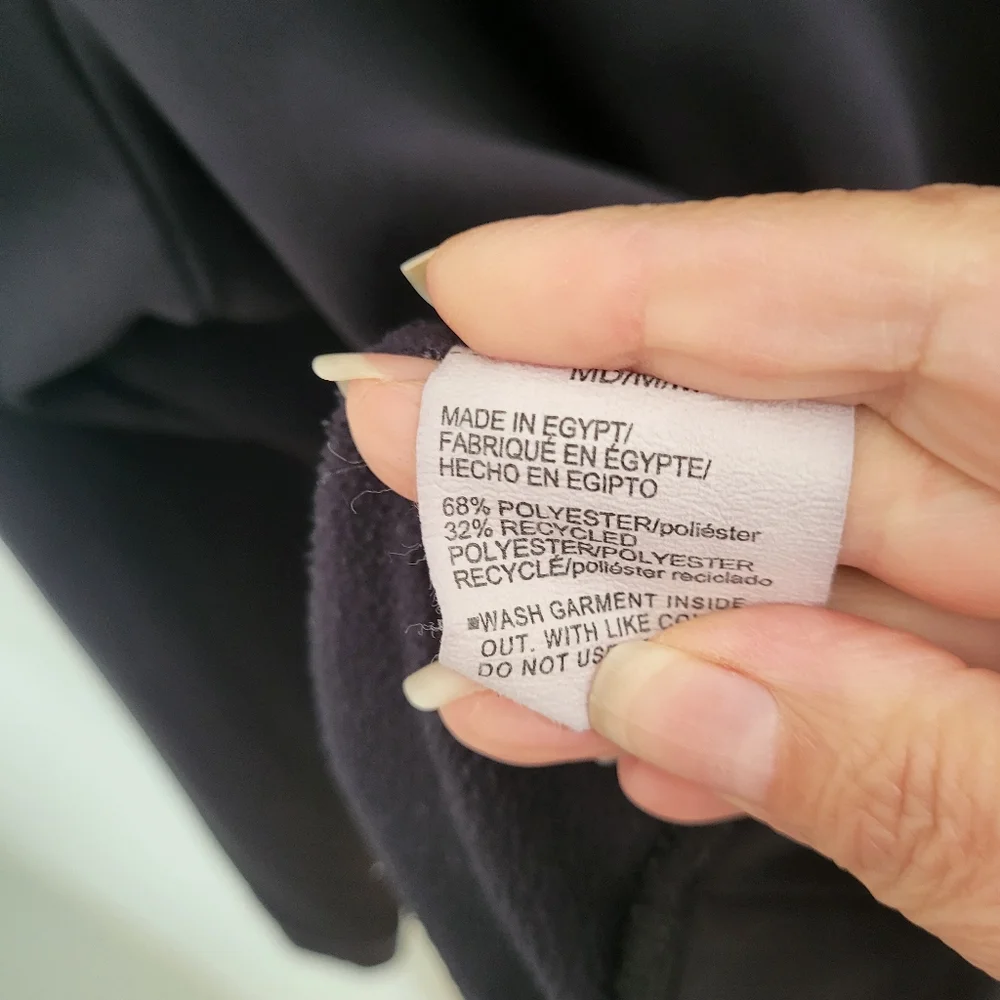 Under Armour Mens Medium Loose Black Long Sleeve Hoodie Kangaroo Pocket - Picture 5 of 5